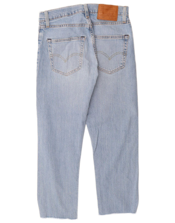 Levi's Damen 512 Tapered Slim Fit Cropped Jeans W29 L25 Blaue Baumwolle