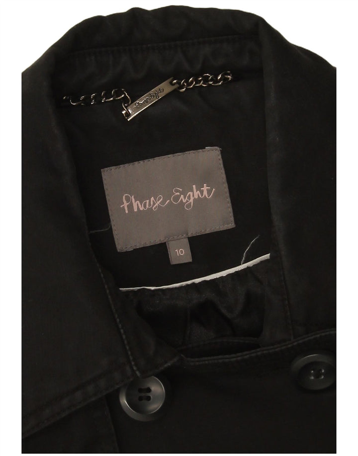 Phase Eight Damen-Trenchcoat im Militär-Stil, Gr. 10, Größe S, Schwarz