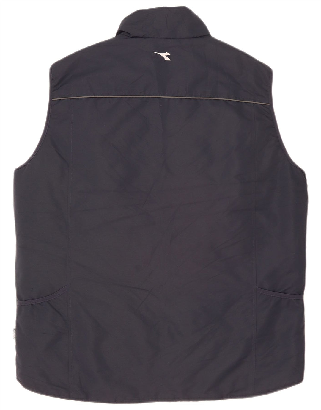 Diadora Damen-Utility-Gilet UK 24 3XL Marineblaues Polyester