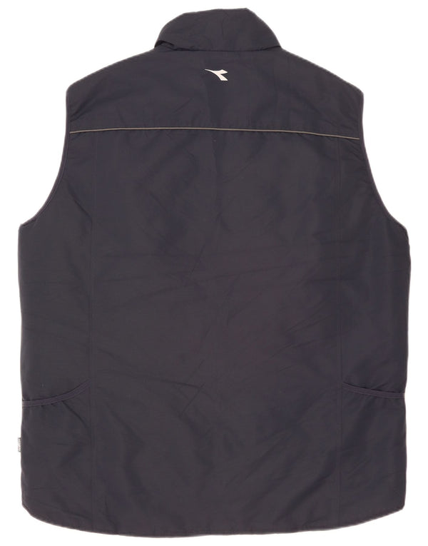 Diadora Damen-Utility-Gilet UK 24 3XL Marineblaues Polyester