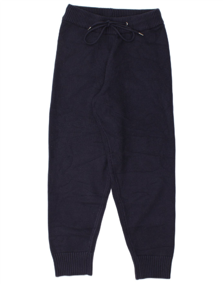 Zara Damen-Trainingshose, Jogginghose, Gr. 8, Marineblau