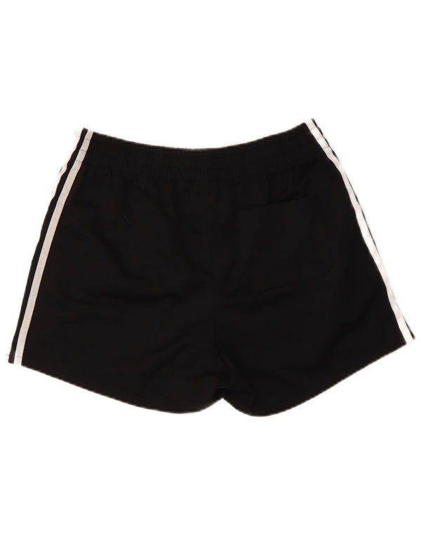 Adidas Damen Sportshorts UK 12 Medium Schwarz Polyester