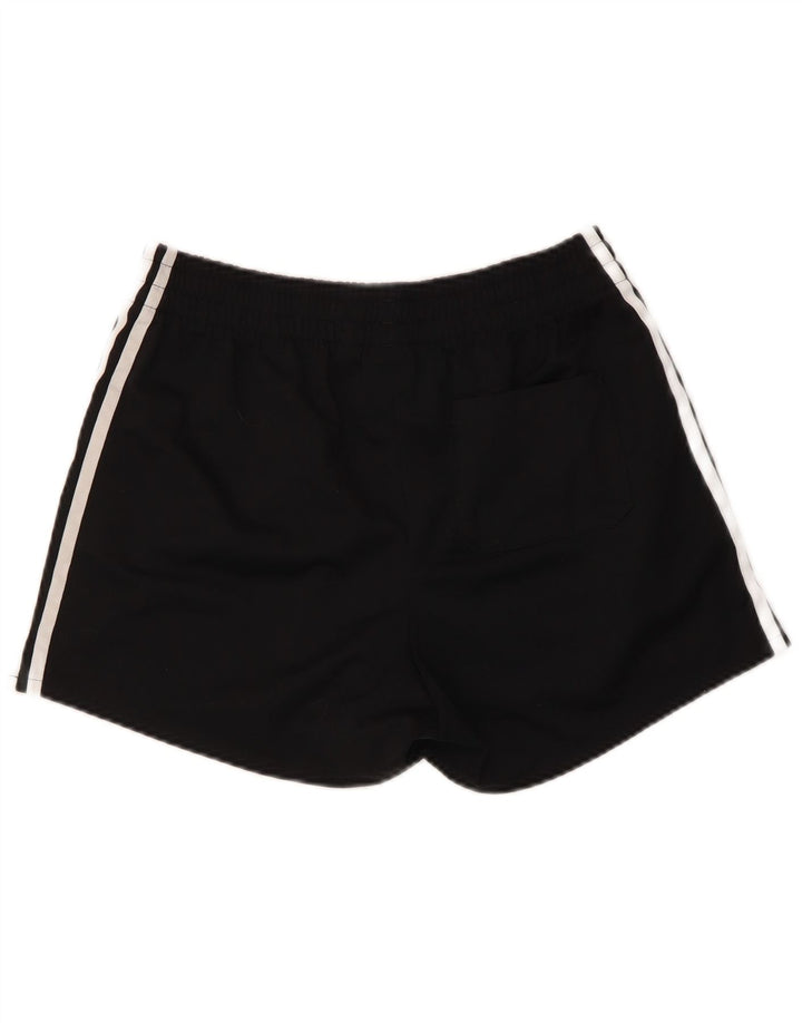 Adidas Damen Sportshorts UK 12 Medium Schwarz Polyester