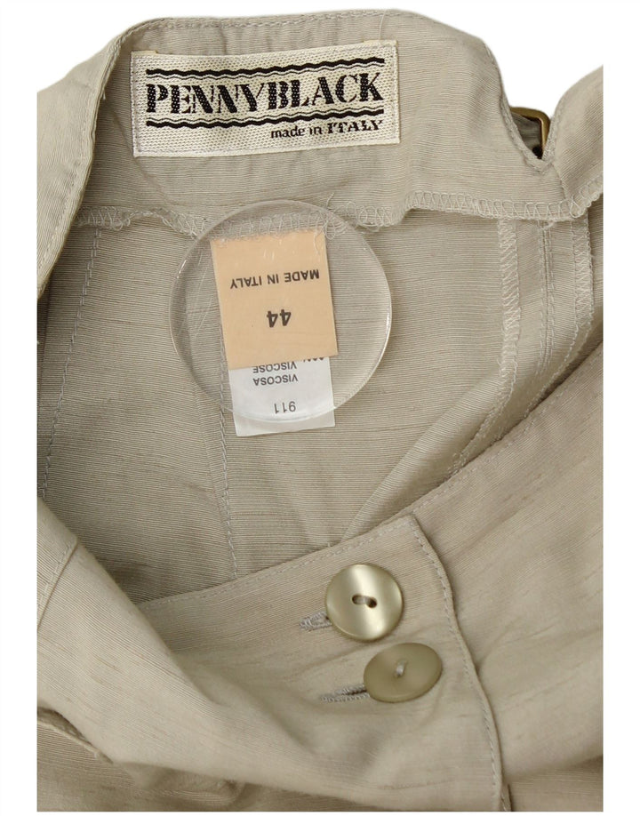 PENNY BLACK Damen Midirock IT 44 Medium W27 Graue Viskose