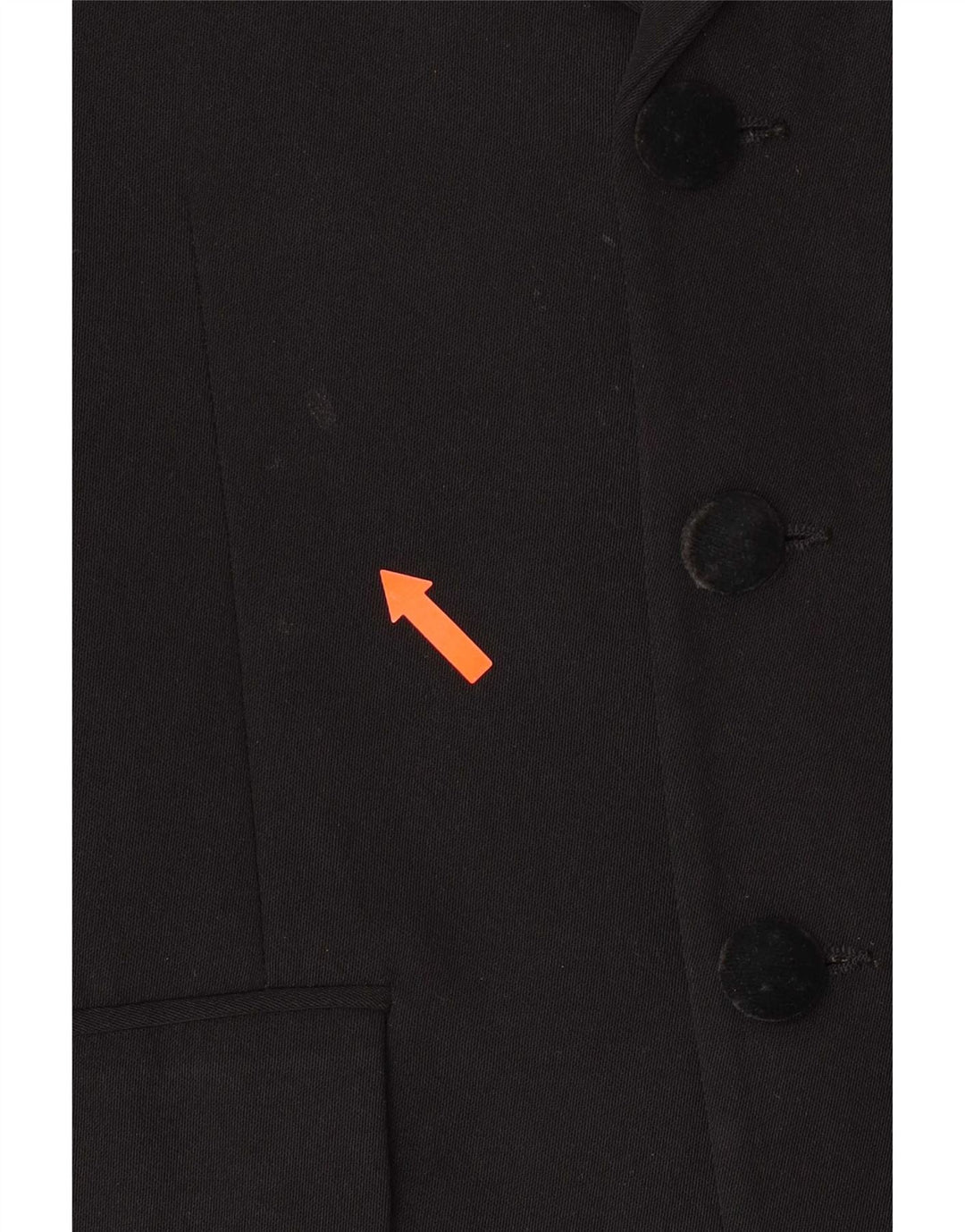 Vintage Jungen 3-Knopf-Blazerjacke 11-12 Jahre Schwarz