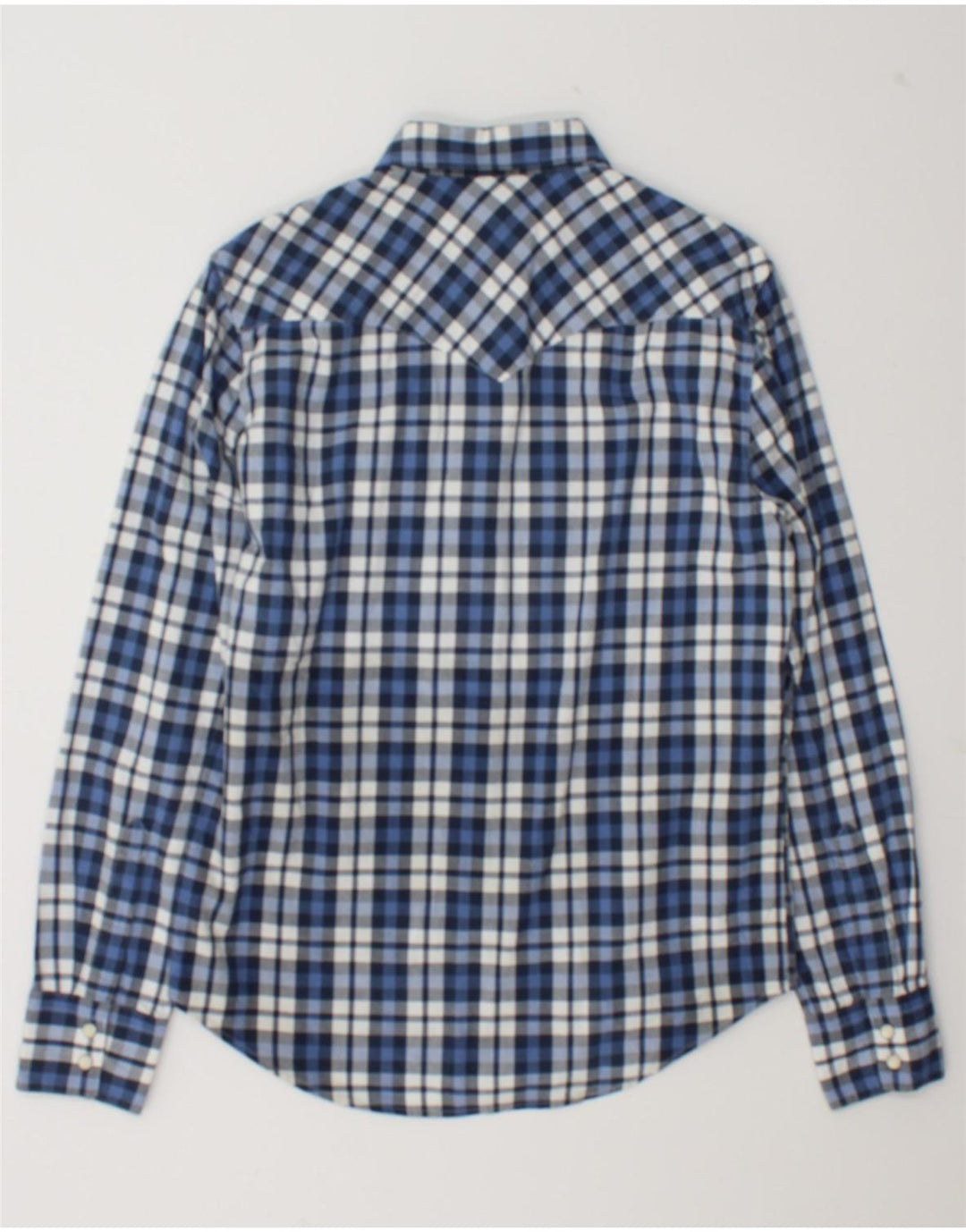 Levi's Herrenhemd, klein, blau kariert, Baumwolle