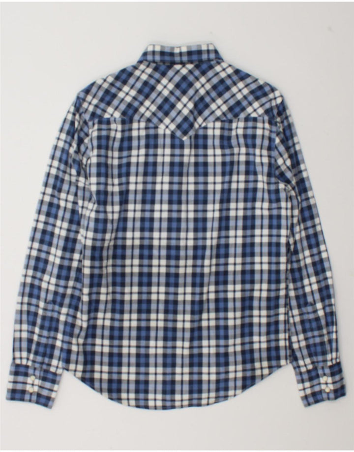 Levi's Herrenhemd, klein, blau kariert, Baumwolle