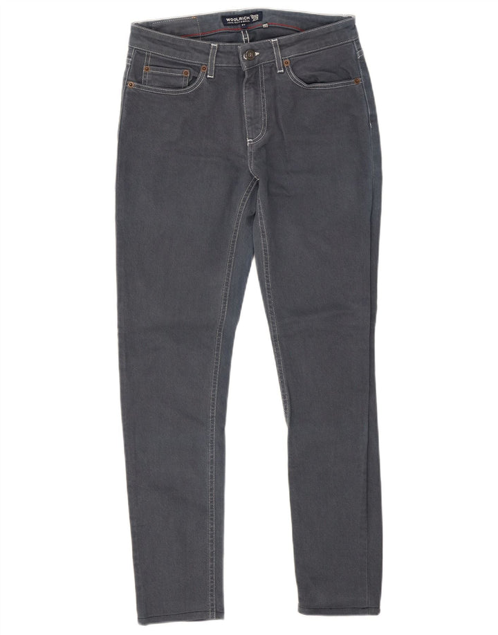 Woolrich Damen Skinny Jeans W27 L27 Grau