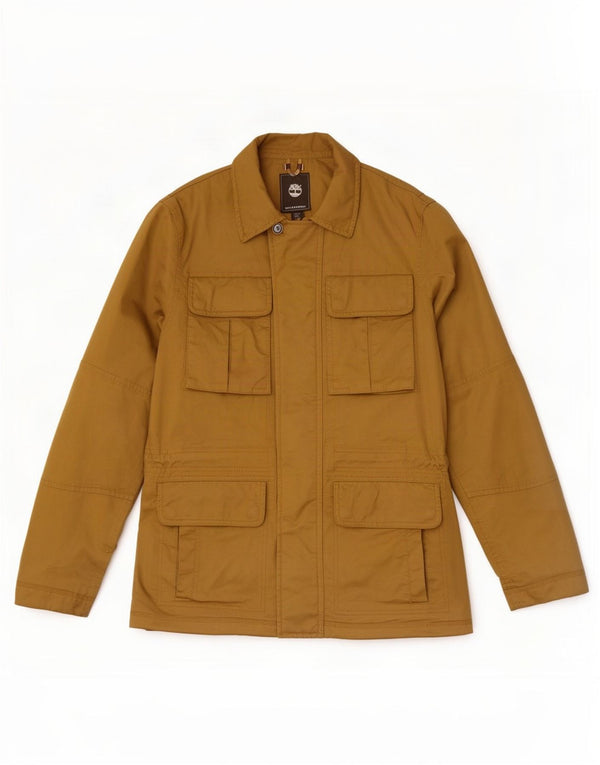 Timberland Herren Utility Jacke UK 36 Small Beige Baumwolle