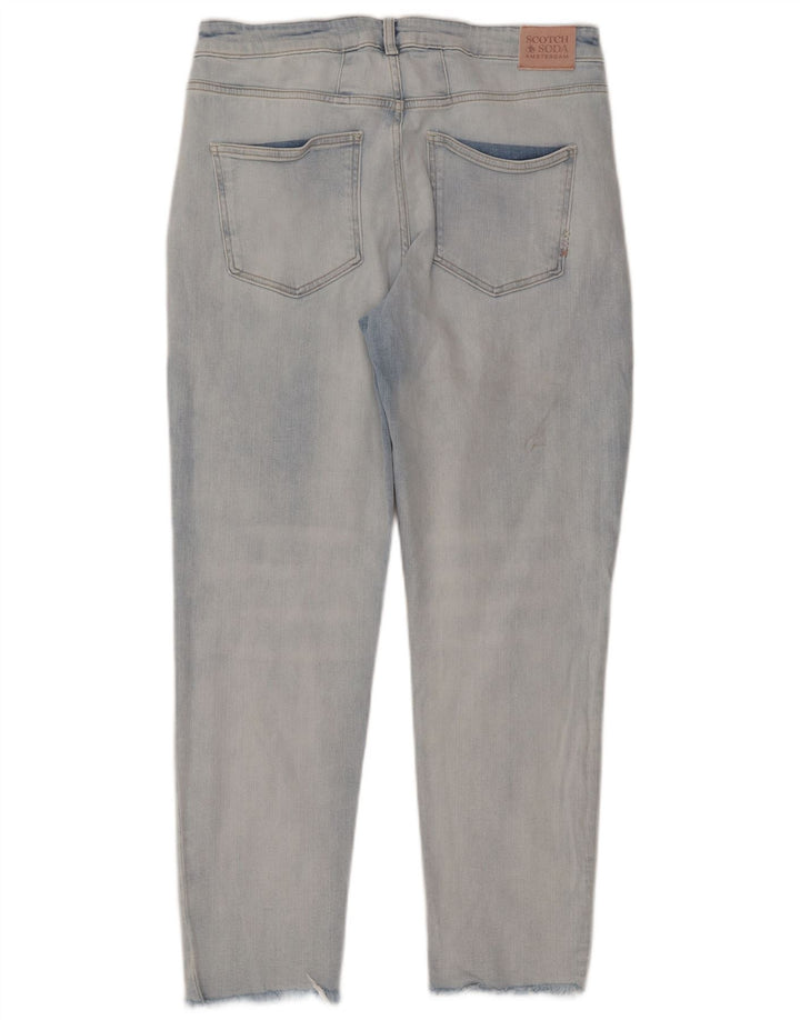 Scotch & Soda Damen Slim Jeans W31 L28 Blaue Baumwolle