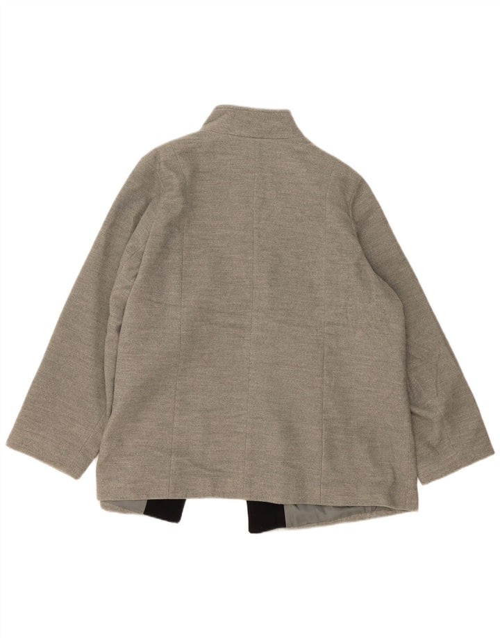 Marks & Spencer Damen Bomberjacke UK 20 2XL Grau Polyester