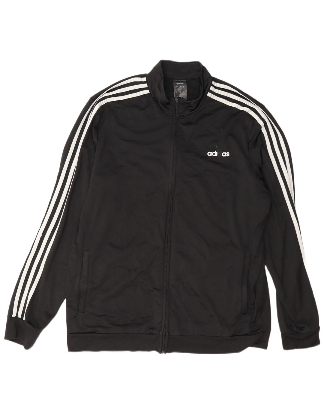 Adidas Herren Trainingsanzug Top Jacke XL Schwarz Polyester