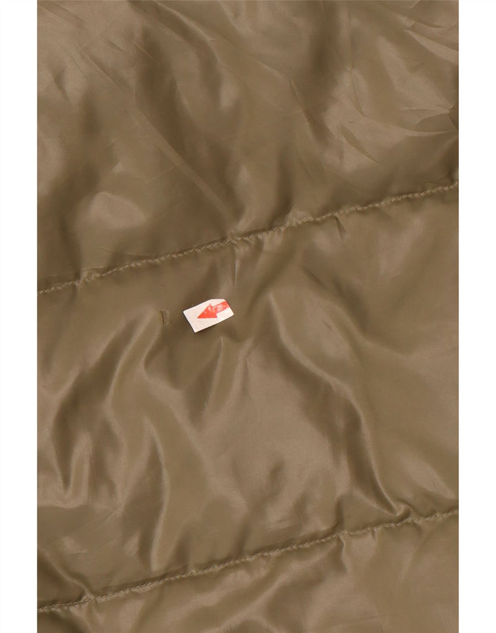 Champion Wattierte Weste für Mädchen, 11–12 Jahre, groß, Khaki, Polyester