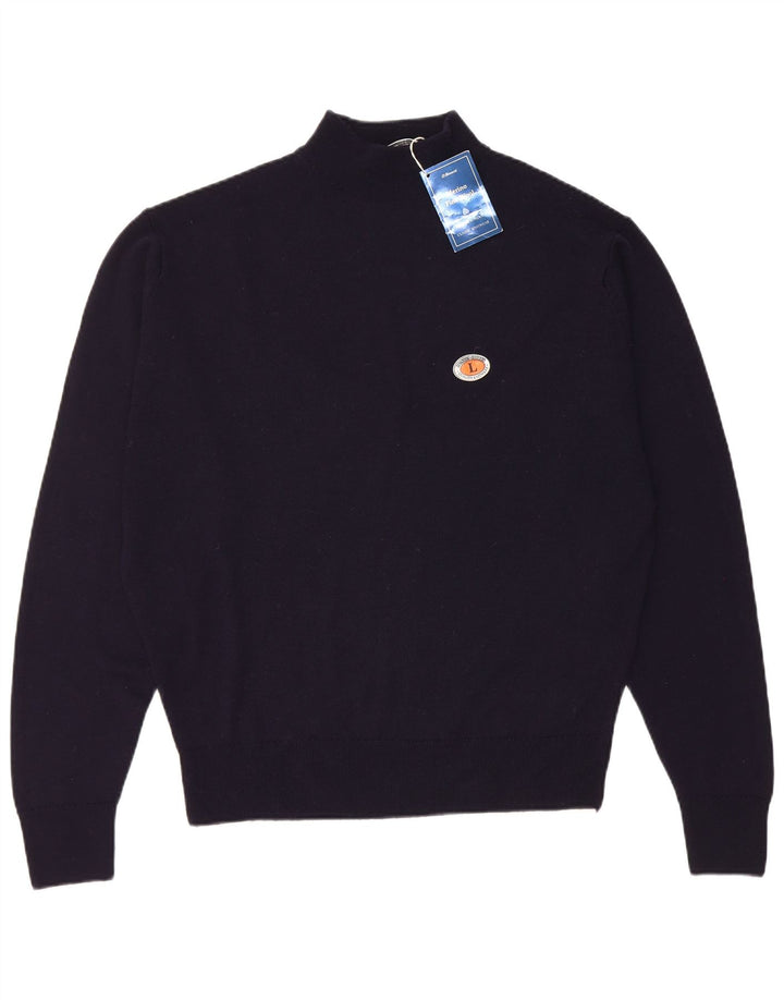 St. Bernard Herren-Pullover mit Rollkragen, reguläre Passform, Größe L, Marineblau