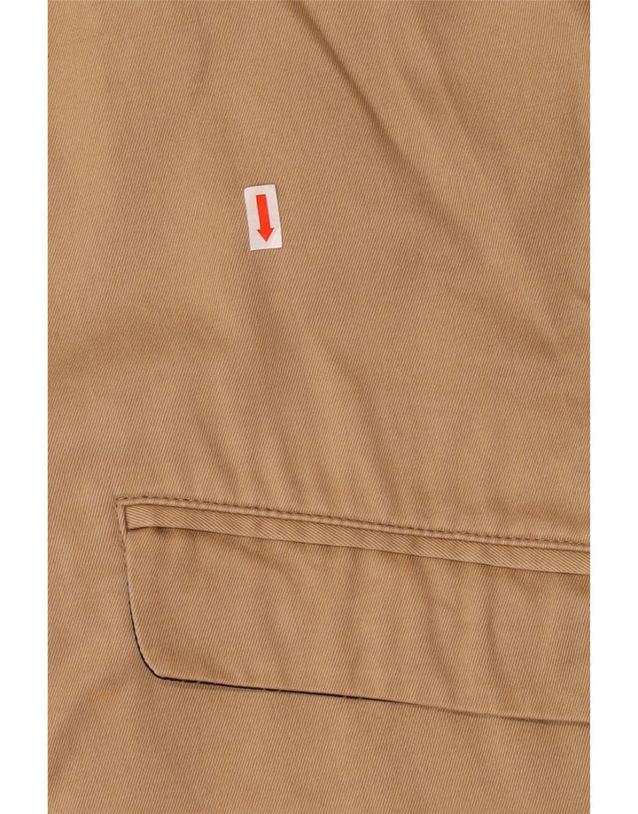 Barba Herrenmantel IT 46 Small Beige Baumwolle