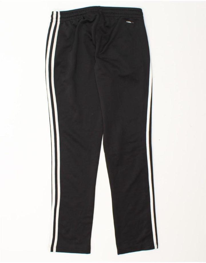 ADIDAS Womens Climalite Tracksuit Trousers UK 10 Small  Black Polyester Vintage Adidas and Second-Hand Adidas from Messina Hembry 