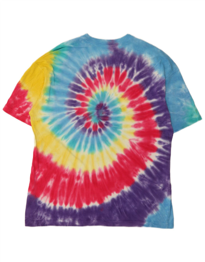 Nike Herren-T-Shirt mit Grafik, mittelgroß, mehrfarbig, Batik-Baumwolle