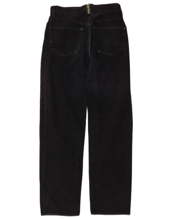Replay Damen High Waist Tapered Jeans W28 L30 Schwarz