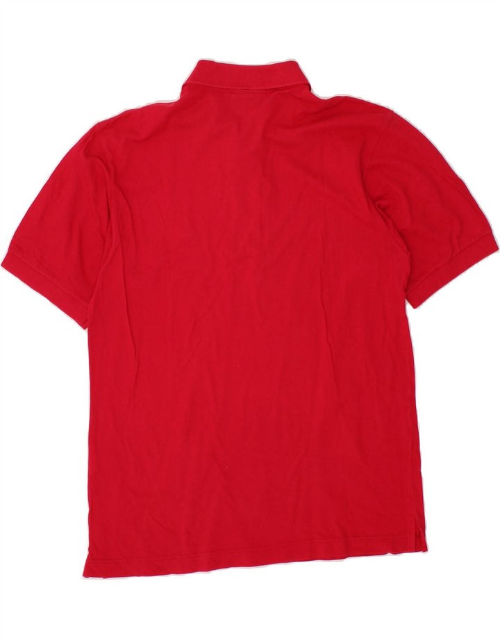SERGIO TACCHINI Mens Polo Shirt  Size 38 Medium Red Cotton Vintage Sergio Tacchini and Second-Hand Sergio Tacchini from Messina Hembry 
