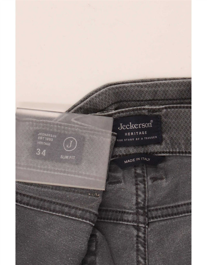 Jeckerson Herren Heritage Slim Jeans W34 L30 Grau