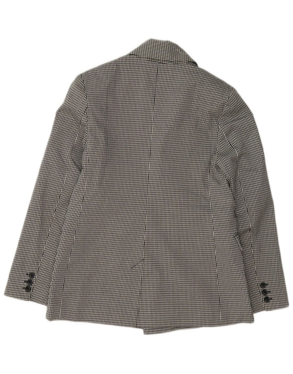 Topshop Damen-Blazer mit lockerer Passform, Gr. 8, klein, schwarz kariert