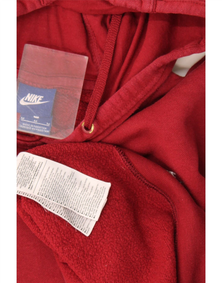 Nike Herren Kapuzenpullover aus Baumwolle in mittlerer Burgunderrot