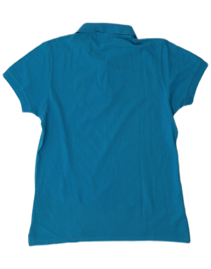 MOSCHINO Herren Poloshirt Small Blau Baumwolle