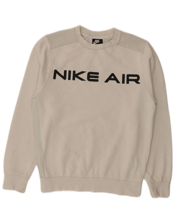 Nike Herren-Sweatshirt mit Grafik, XS, weiße Baumwolle
