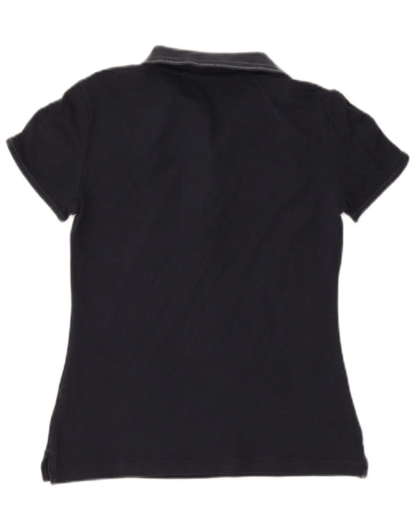 CHAMPION Damen Heritage Fit Poloshirt UK 12 Medium Marineblau