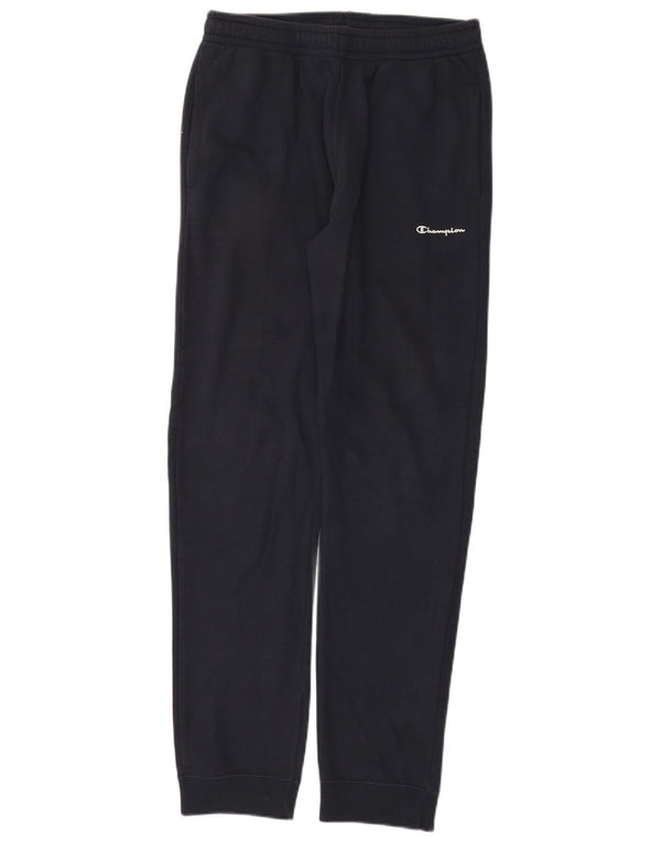 Champion Mens Tracksuit Trousers Joggers Small  Navy Blue Cotton