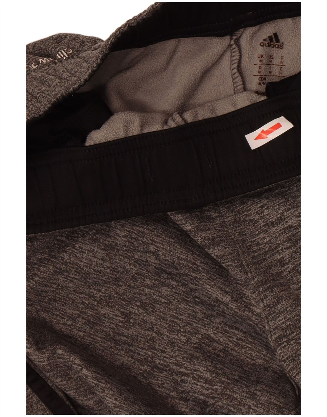 Adidas Herren Climawarm Trainingshose Mittelgrau geflecktes Polyester