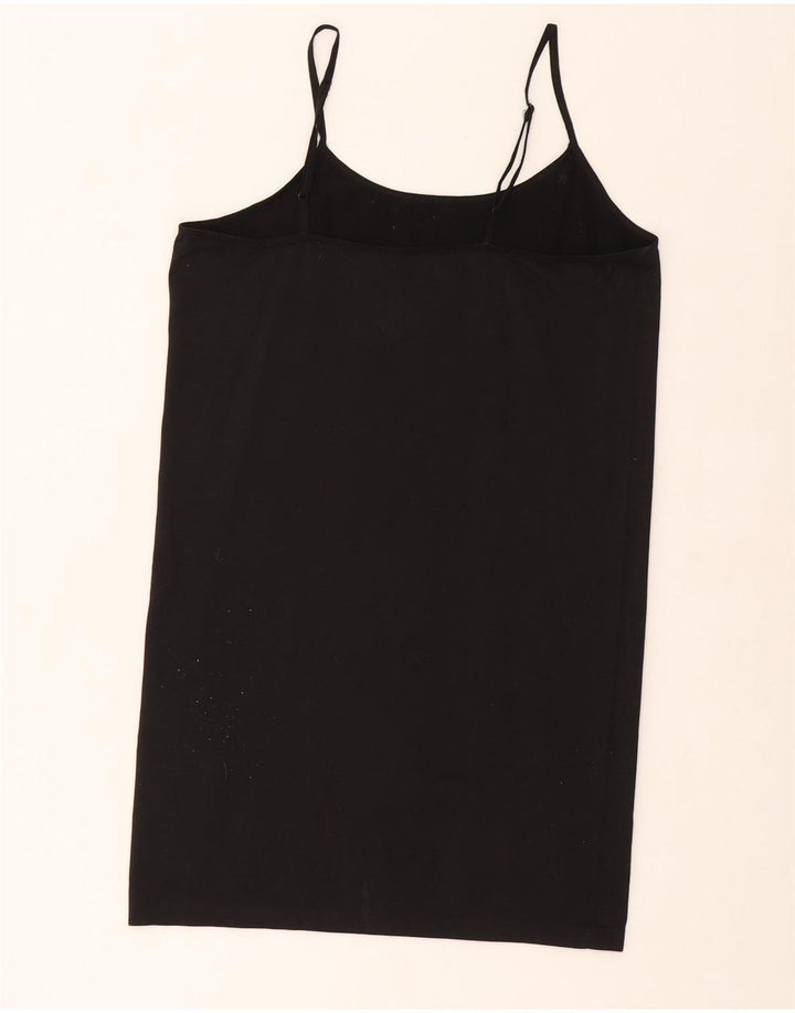 MOSSIMO Womens Cami Top UK 12 Medium Black Nylon Vintage Mossimo and Second-Hand Mossimo from Messina Hembry 