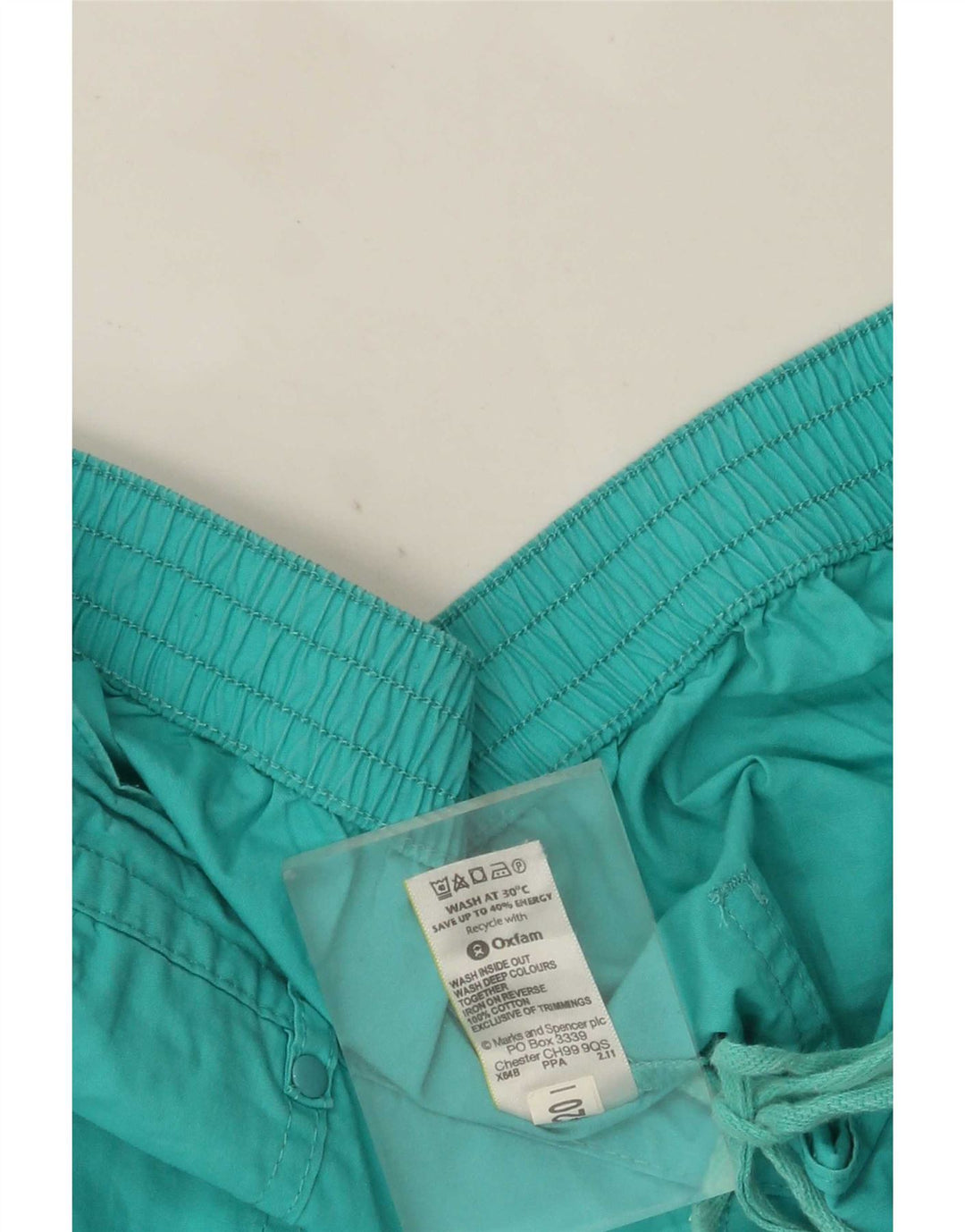 Marks & Spencer Damen Bermudashorts UK 16 Large W36 L18 Türkis