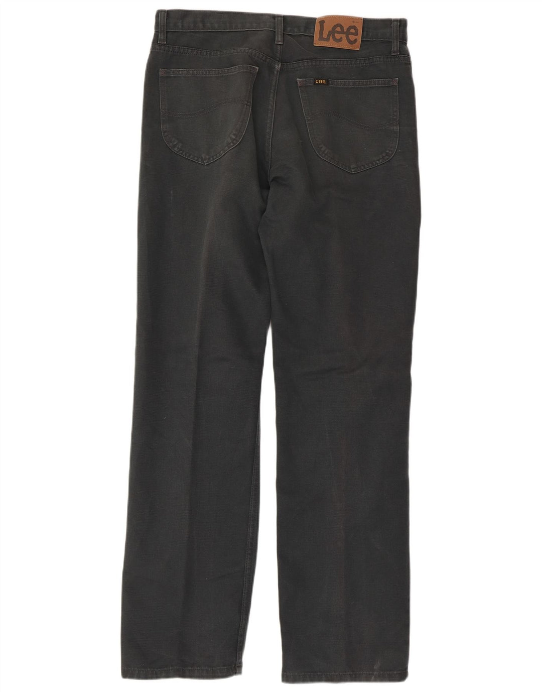 LEE Herren Straight Jeans W34 L32 Graue Baumwolle