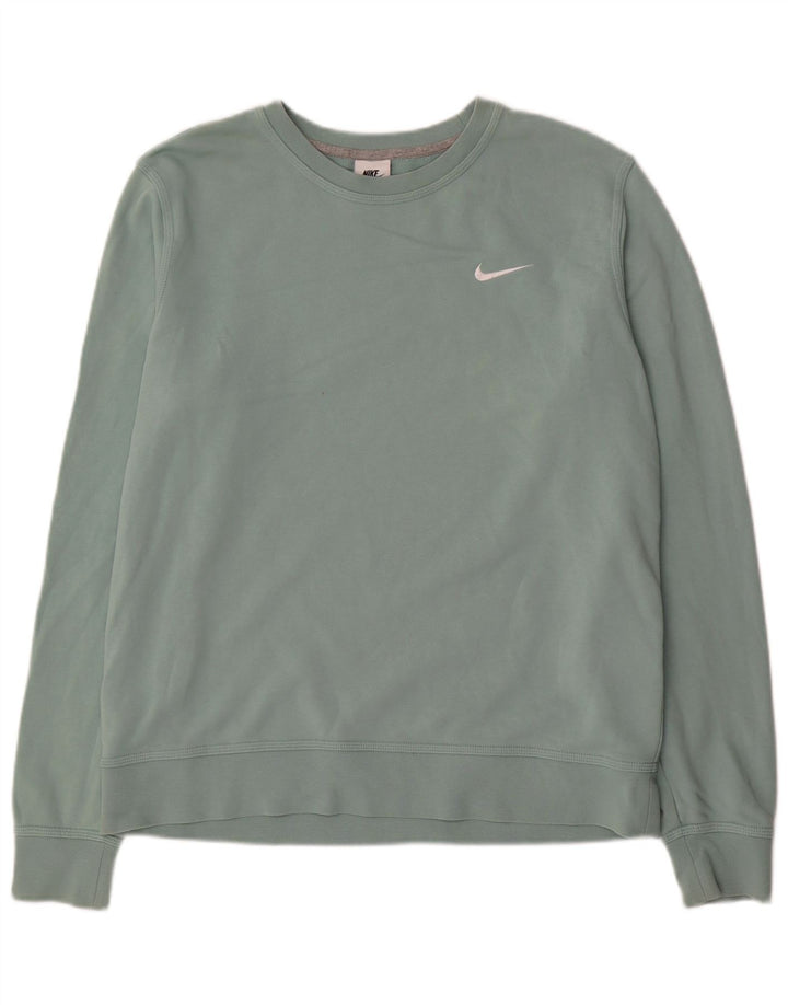 NIKE Herren-Sweatshirt-Pullover, große blaue Baumwolle
