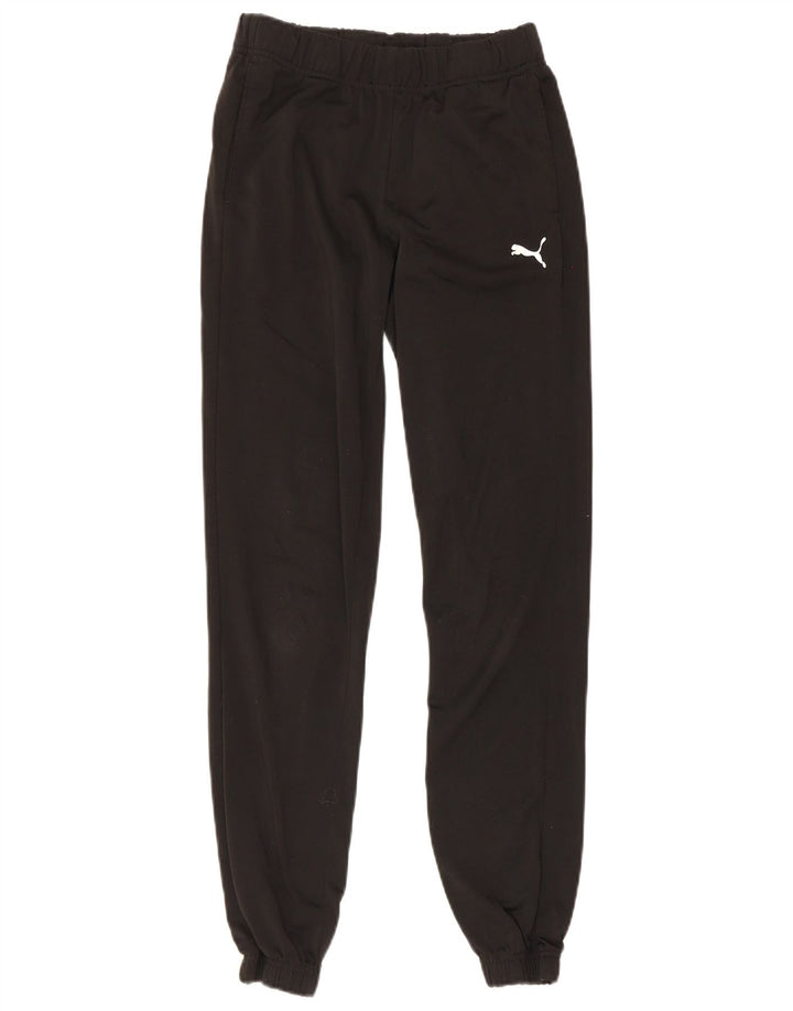 Puma Jungen-Trainingshose, Jogginghose, 13–14 Jahre, schwarzes Polyester