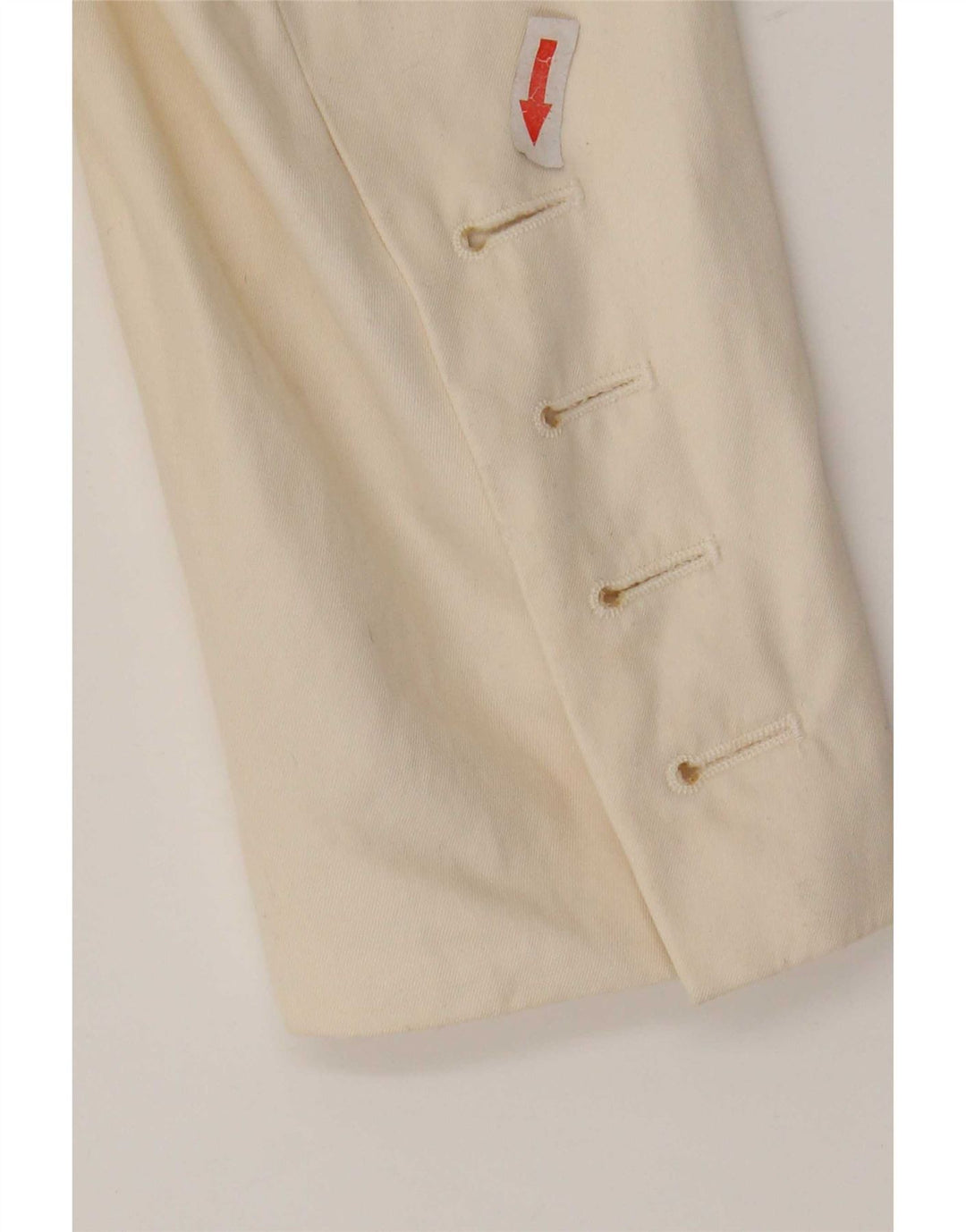 Escada Womens Open Bolero Jacke EU 36 Small Beige Baumwolle