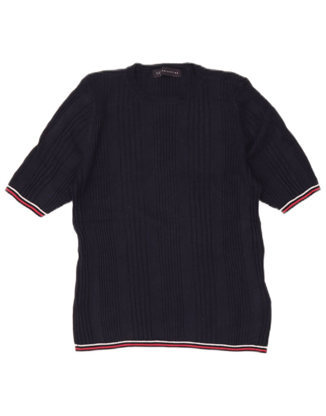 MARKS & SPENCER Damen-Pullover mit Rundhalsausschnitt, Gr. 14, Marineblau