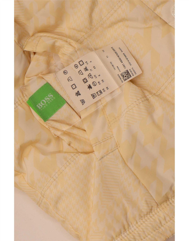 Hugo Boss Damen Reversible wattierte Jacke UK 8 Small Beige Polyester