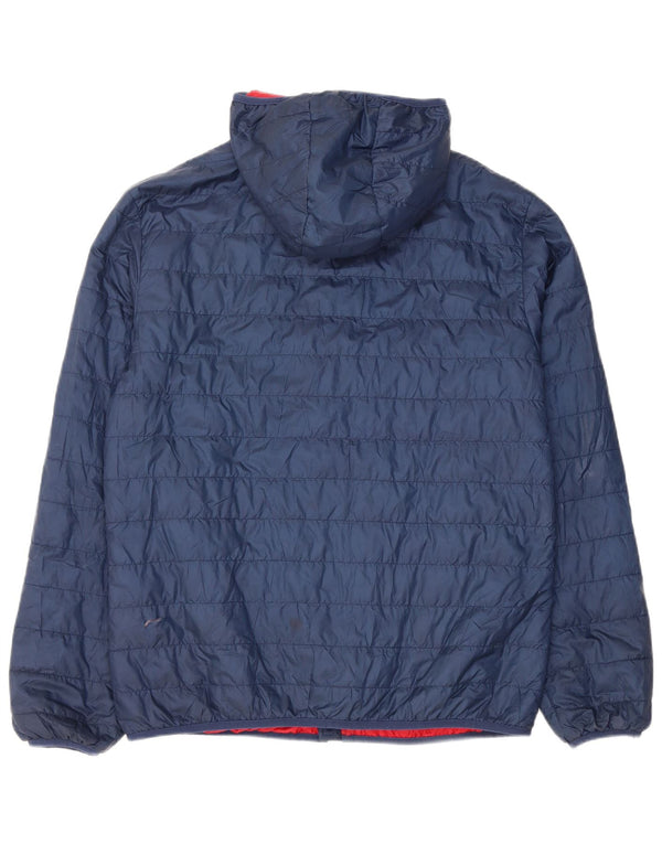 Umbro Herren-Jacke mit Kapuze, gepolstert, UK 40, Größe L, Marineblau, Polyester