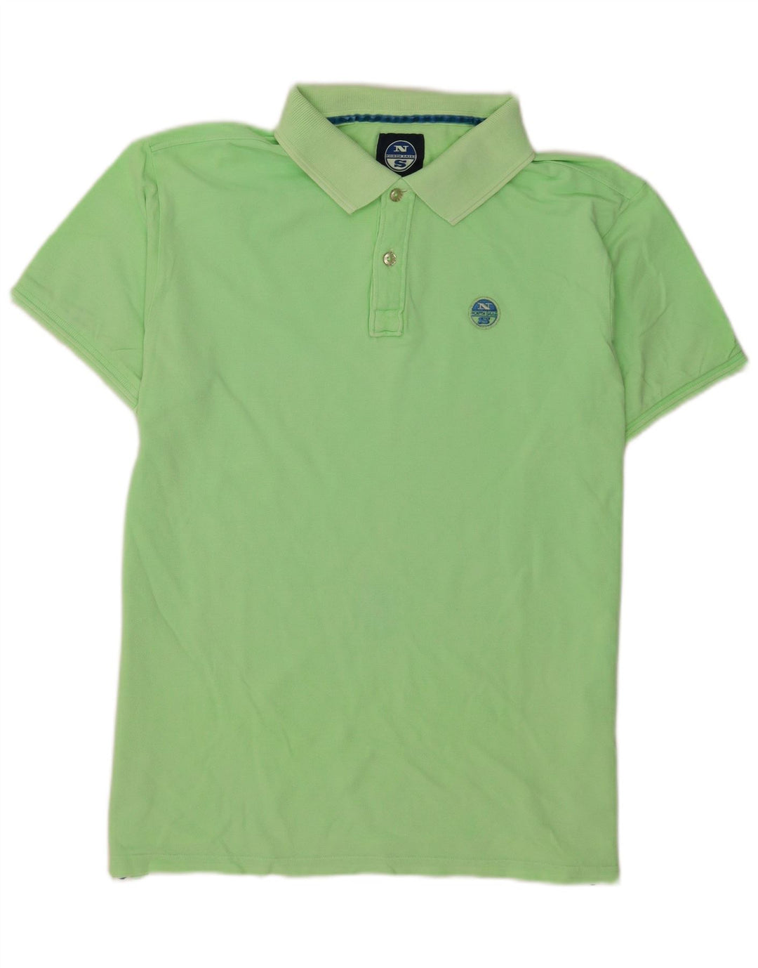 North Sails Herren Poloshirt 2XL Grüne Baumwolle