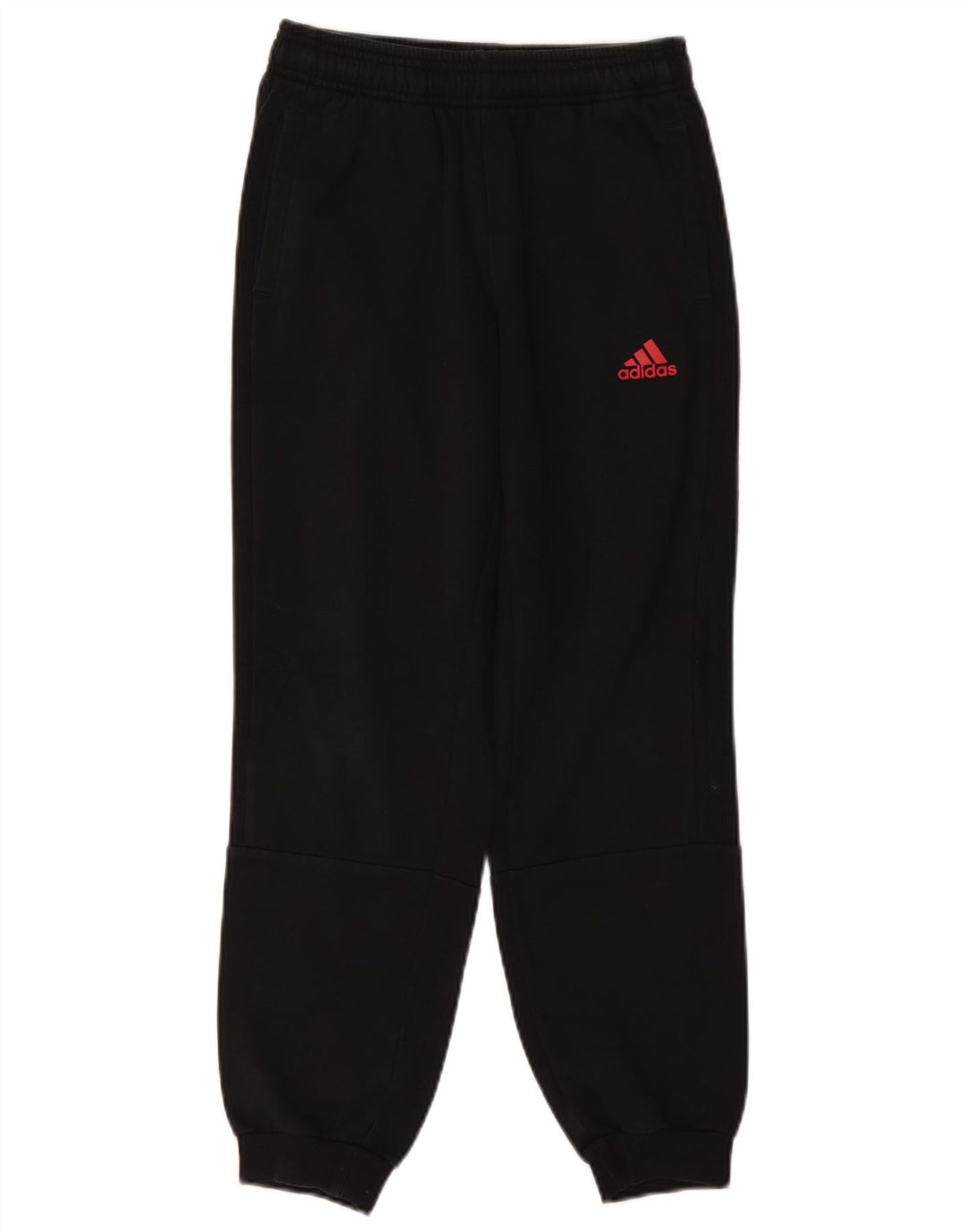 ADIDAS Jungen-Trainingshose, Jogginghose, 11–12 Jahre, schwarze Baumwolle