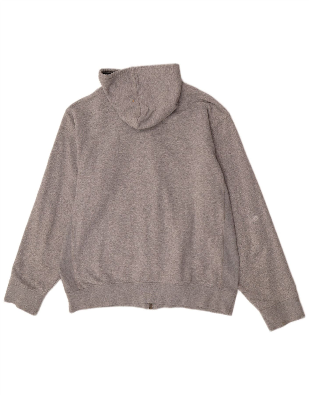 Timberland Herren-Kapuzenpullover mit Reißverschluss, groß, graue Baumwolle