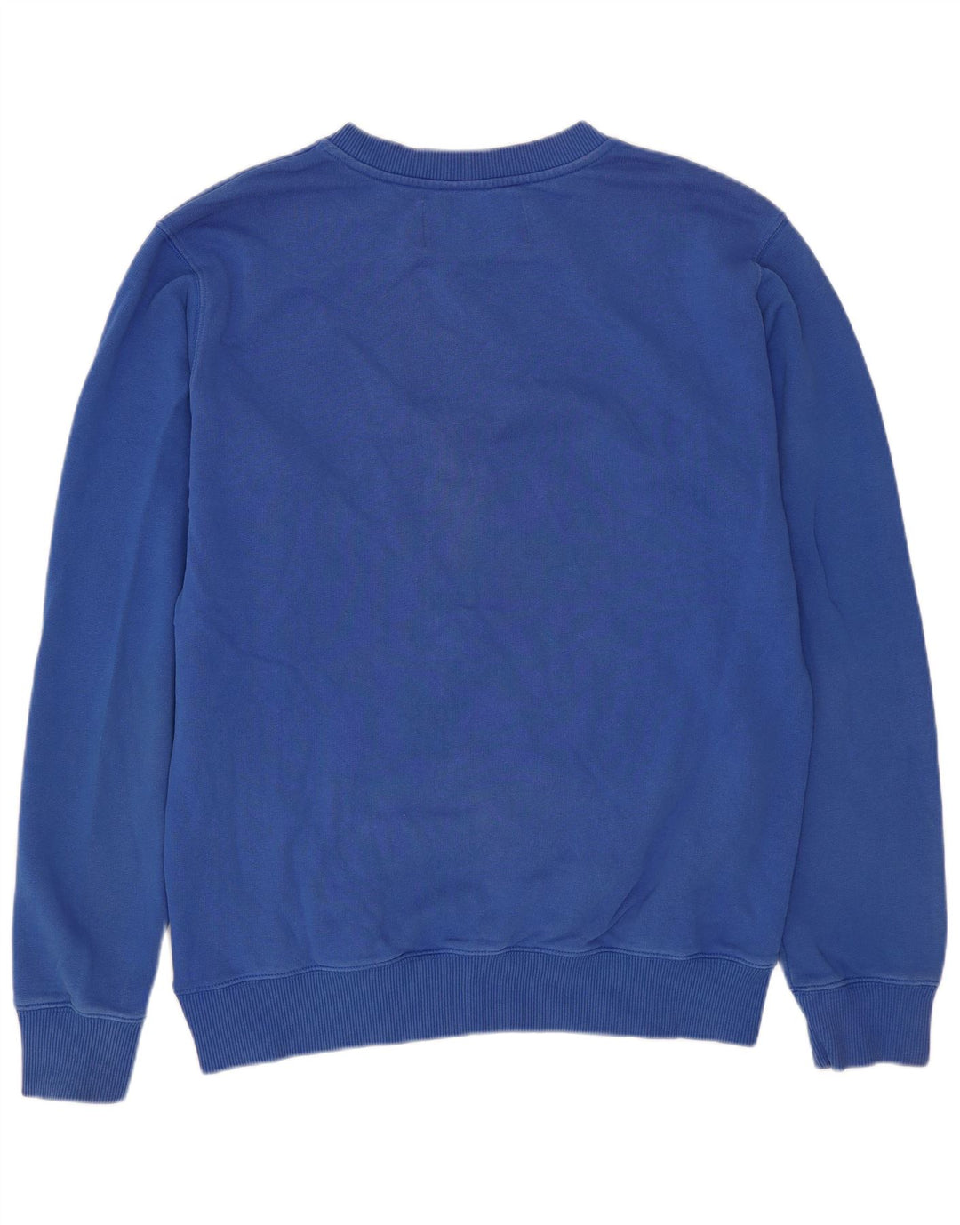 Calvin Klein Jeans Herren-Sweatshirt mit Grafik, mittelblaue Baumwolle