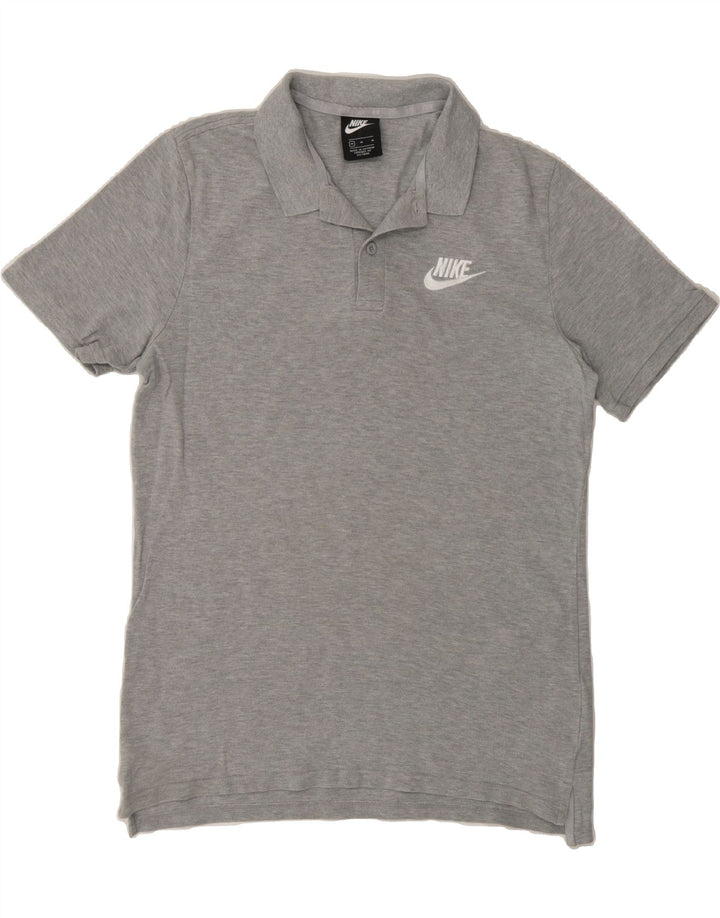 NIKE Mens Polo Shirt Medium Grey Cotton Vintage Nike and Second-Hand Nike from Messina Hembry 