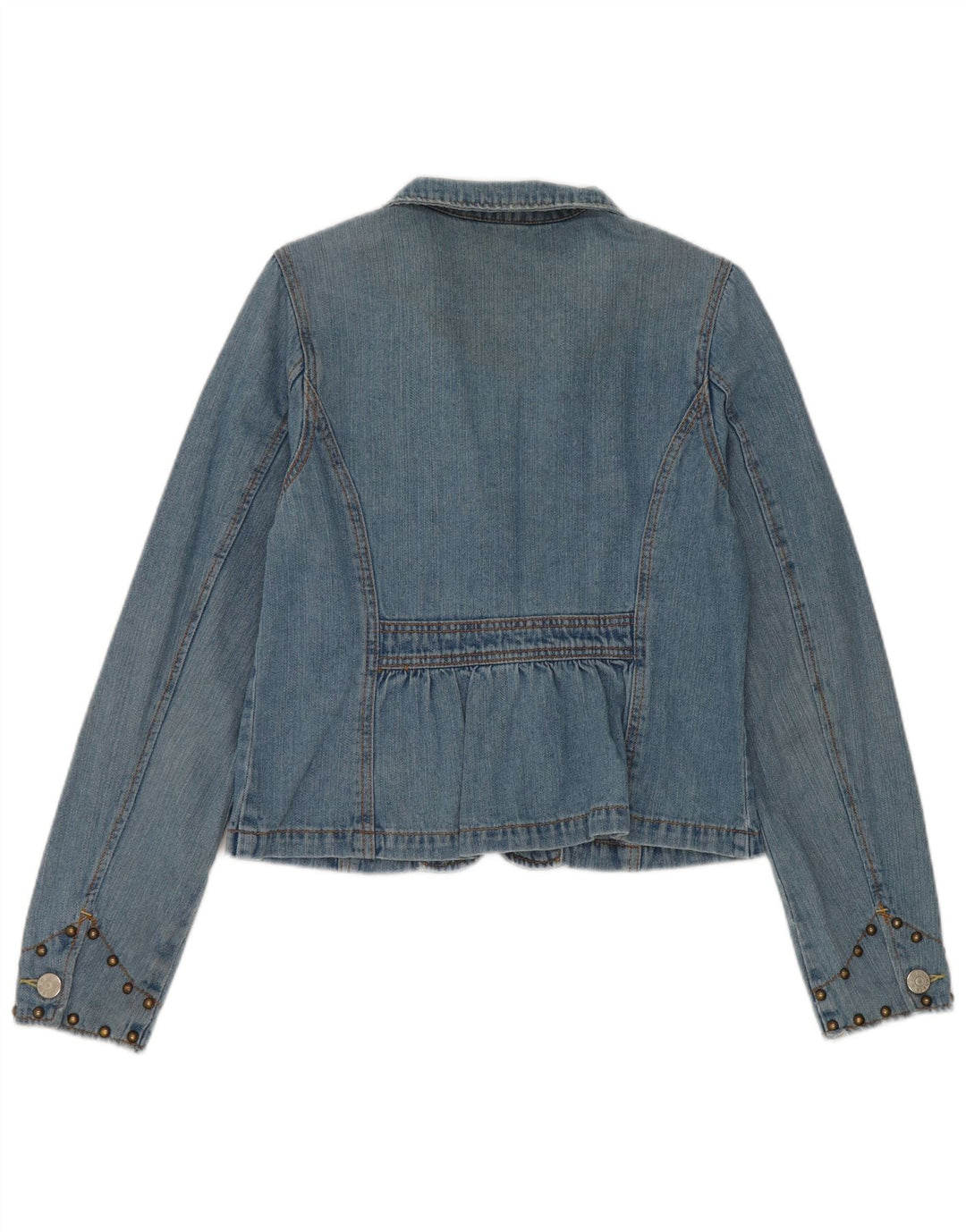 Levi's Damen-Jeansblazer mit 3 Knöpfen, UK 16, Größe L, Blau, Baumwolle