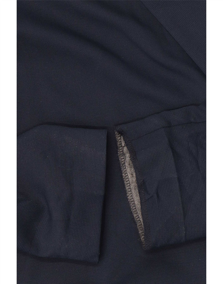 Topshop Damen-Blazerjacke mit 1 Knopf, UK 14, Größe L, Marineblau, Polyester