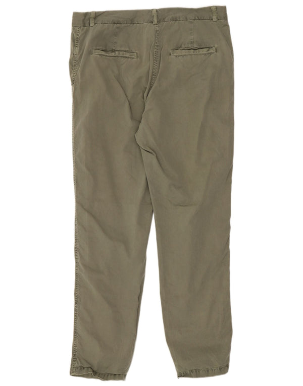 Marks & Spencer Damen gerade Chinohose UK 12 Medium W30 L28 Khaki