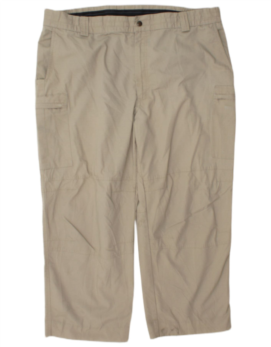 Blauer Herren Straight Cargo Hose W44 L28 Grün Polyester