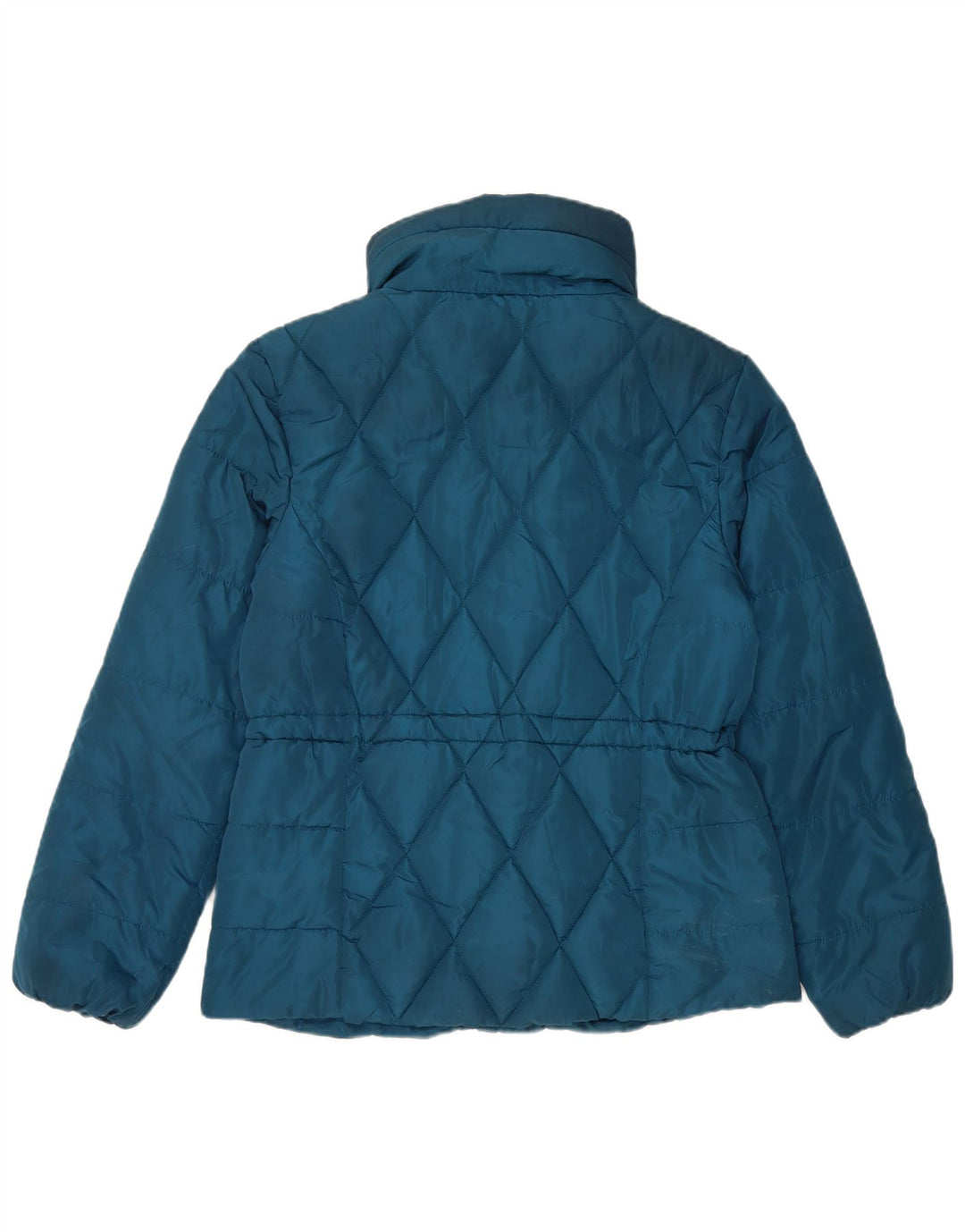 Marks & Spencer Damen Steppjacke, wattiert, UK 12, Mittelblau, Polyester